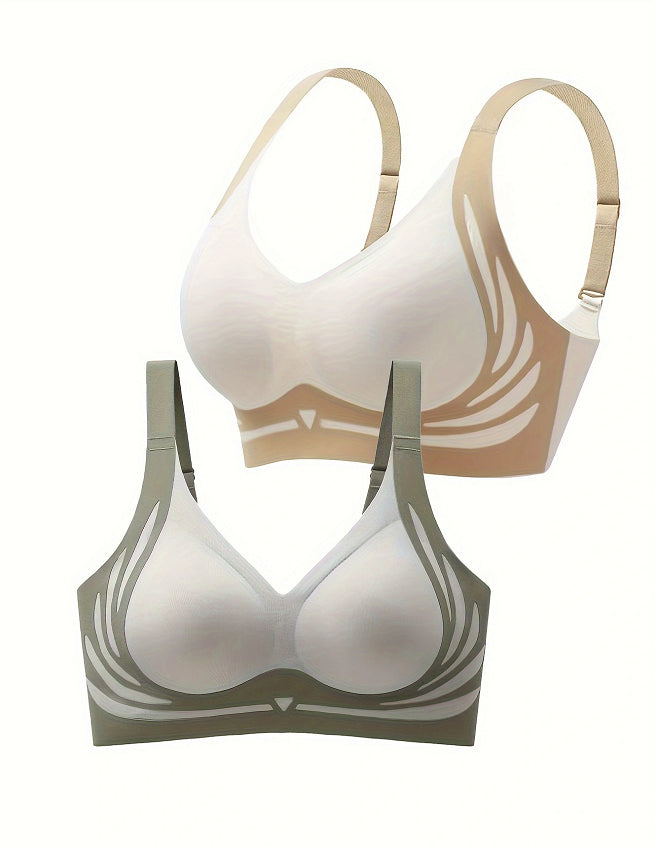 Pro-Lift Seamless Running Bra – Fixed Cup Wireless Support