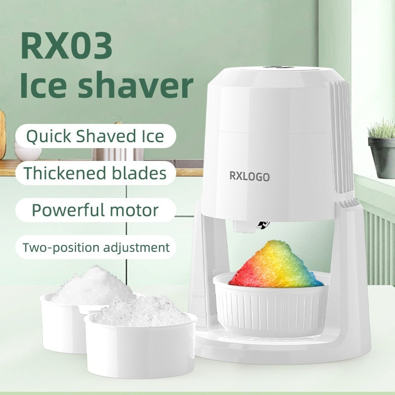 FrostyFlow™ Automatic Electric Ice Shaver – Dual-Speed Snow Cone & Smoothie Maker