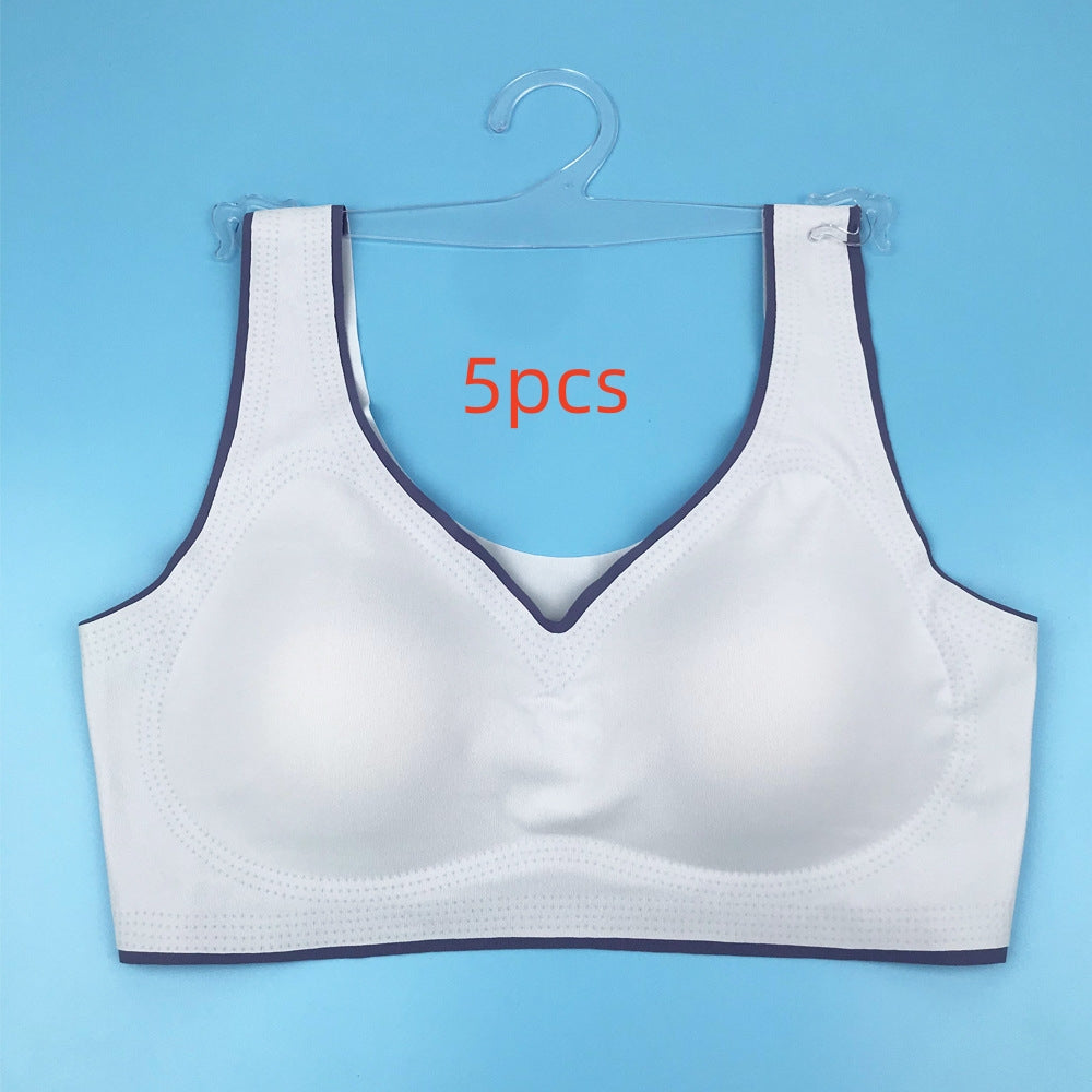 ZenSoft Seamless Beauty-Back Bra (5-Pack) – Ultra-Thin Cooling Ice Silk