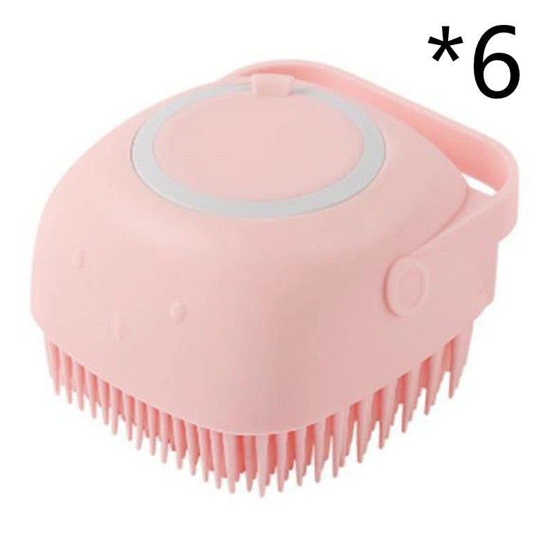 SudsyPaws™ 2-in-1 Silicone Massage & Shampoo-Dispensing Pet Brush