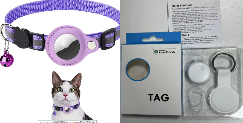 Trend Ritual™ Reflective AirTag Pet Collar - Waterproof GPS Tracking Case