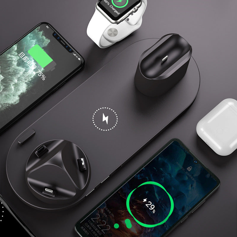 OmniCharge 6-in-1 Wireless Charging Station – Universal Fast Charging Dock