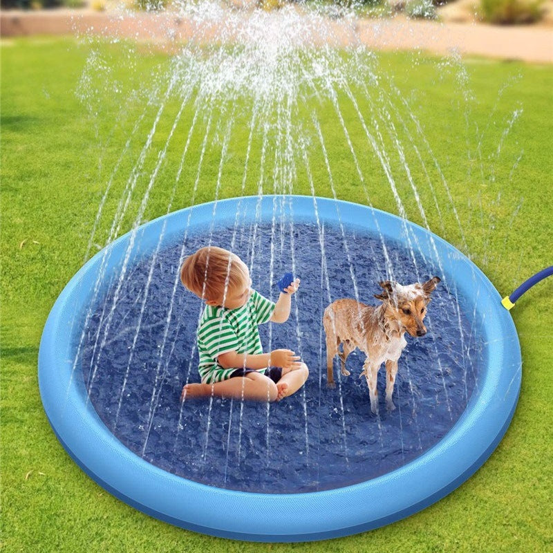 Ultimate Non-Slip Splash Pad – Outdoor Water Play Mat for Kids & Pets