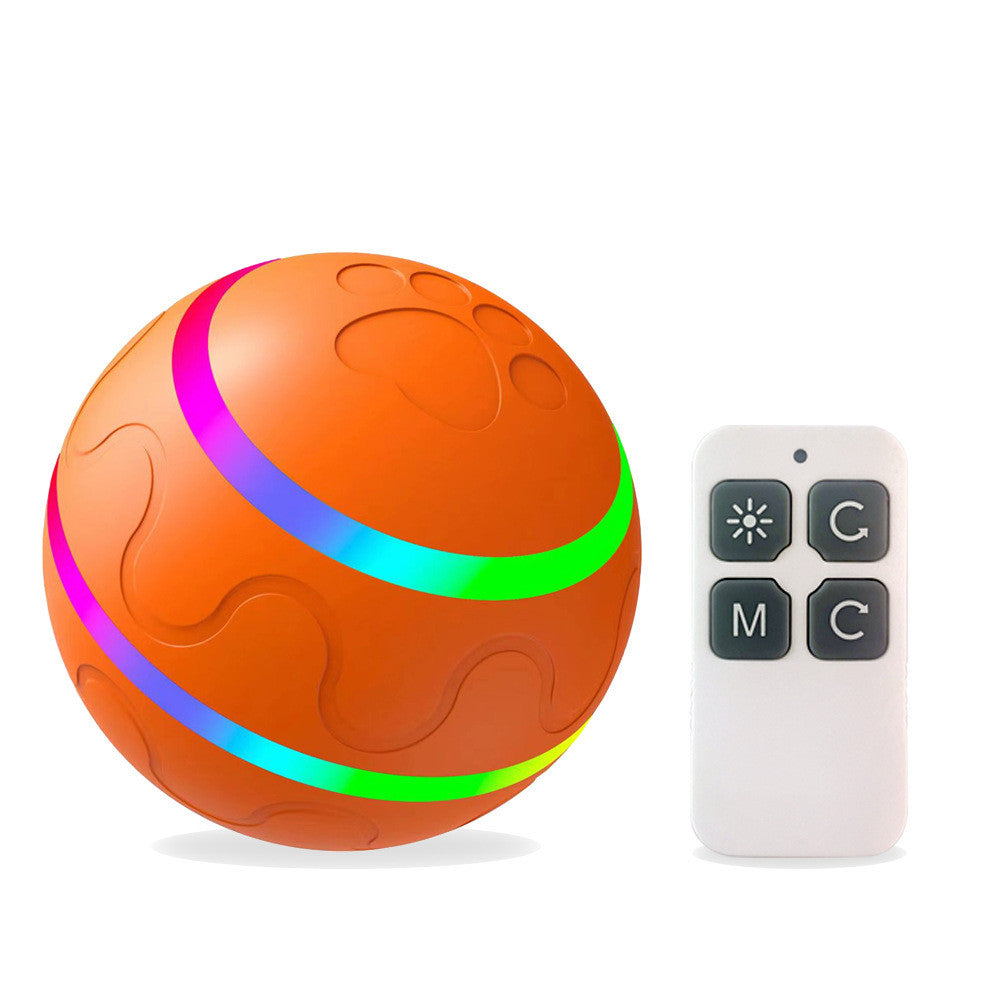 Intelligent Interactive Cat Ball Toy - USB Rechargeable 360° Rotating Robotic Pet Toy