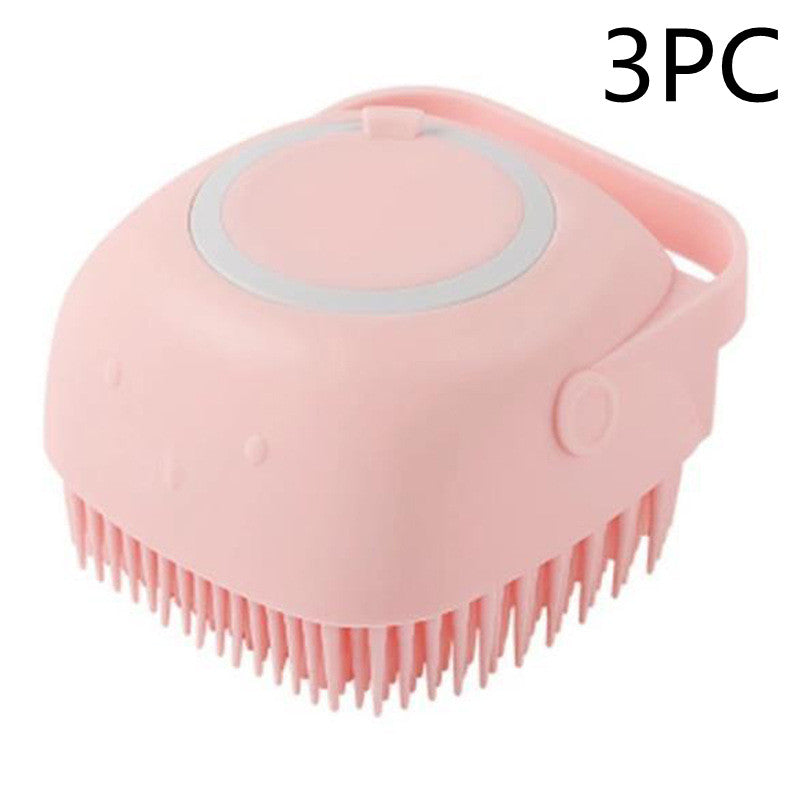 SudsyPaws™ 2-in-1 Silicone Massage & Shampoo-Dispensing Pet Brush