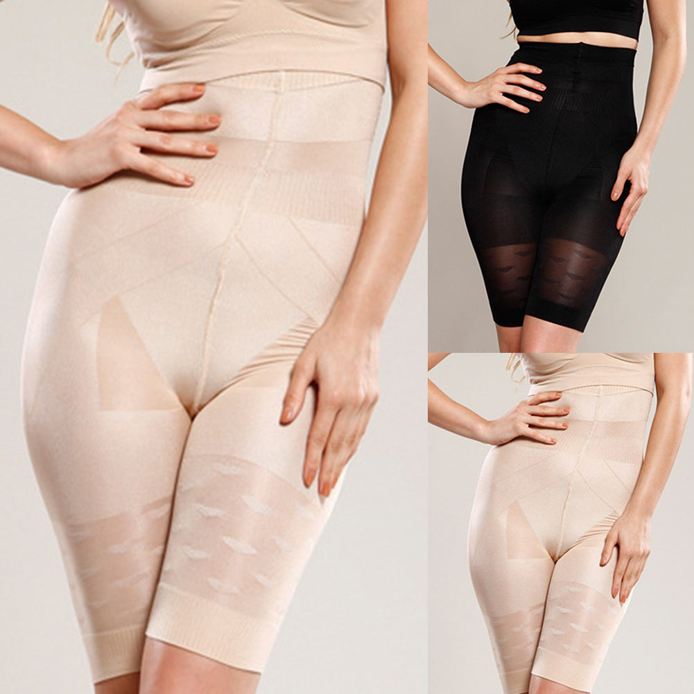 SilkySmooth Seamless Shaper Shorts – Invisible High-Waist Tummy Smoothing