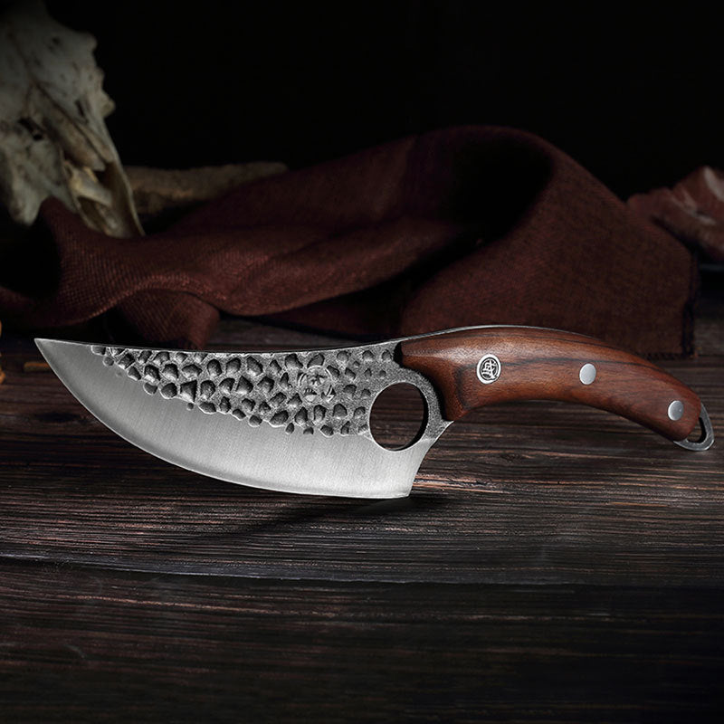 TitanForge™ Serbian Chef Knife | Hand-Forged Bone & Meat Cleaver