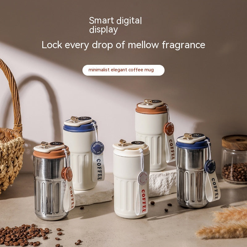 Trend Ritual™ Smart Thermal Bottle - 450ml LED Temperature Display Coffee Mug