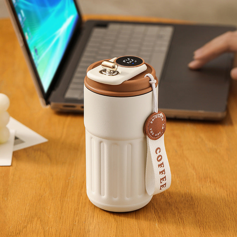 Trend Ritual™ Smart Thermal Bottle - 450ml LED Temperature Display Coffee Mug
