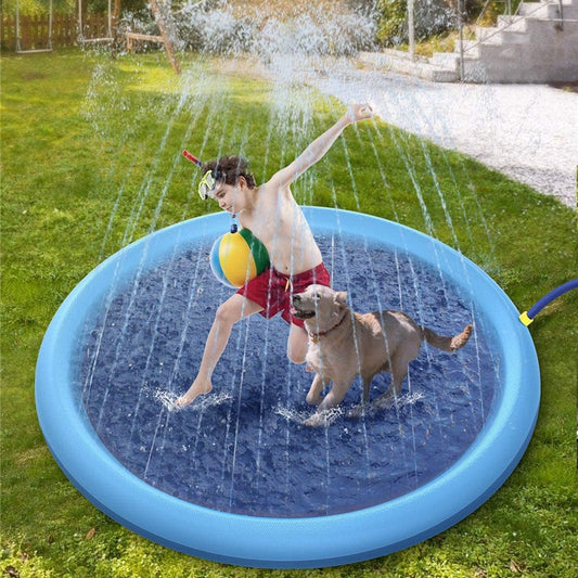 Ultimate Non-Slip Splash Pad – Outdoor Water Play Mat for Kids & Pets