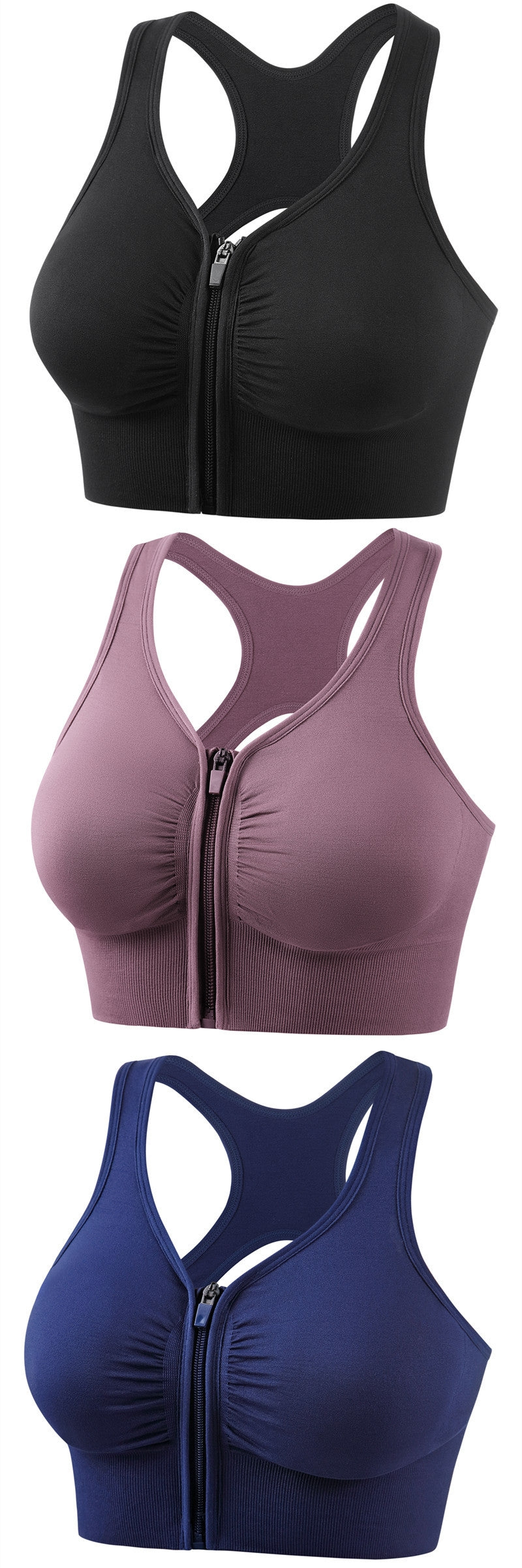Ultimate Lift Shockproof Bra – Seamless Push-Up Support for Yoga & High-Intensity Training