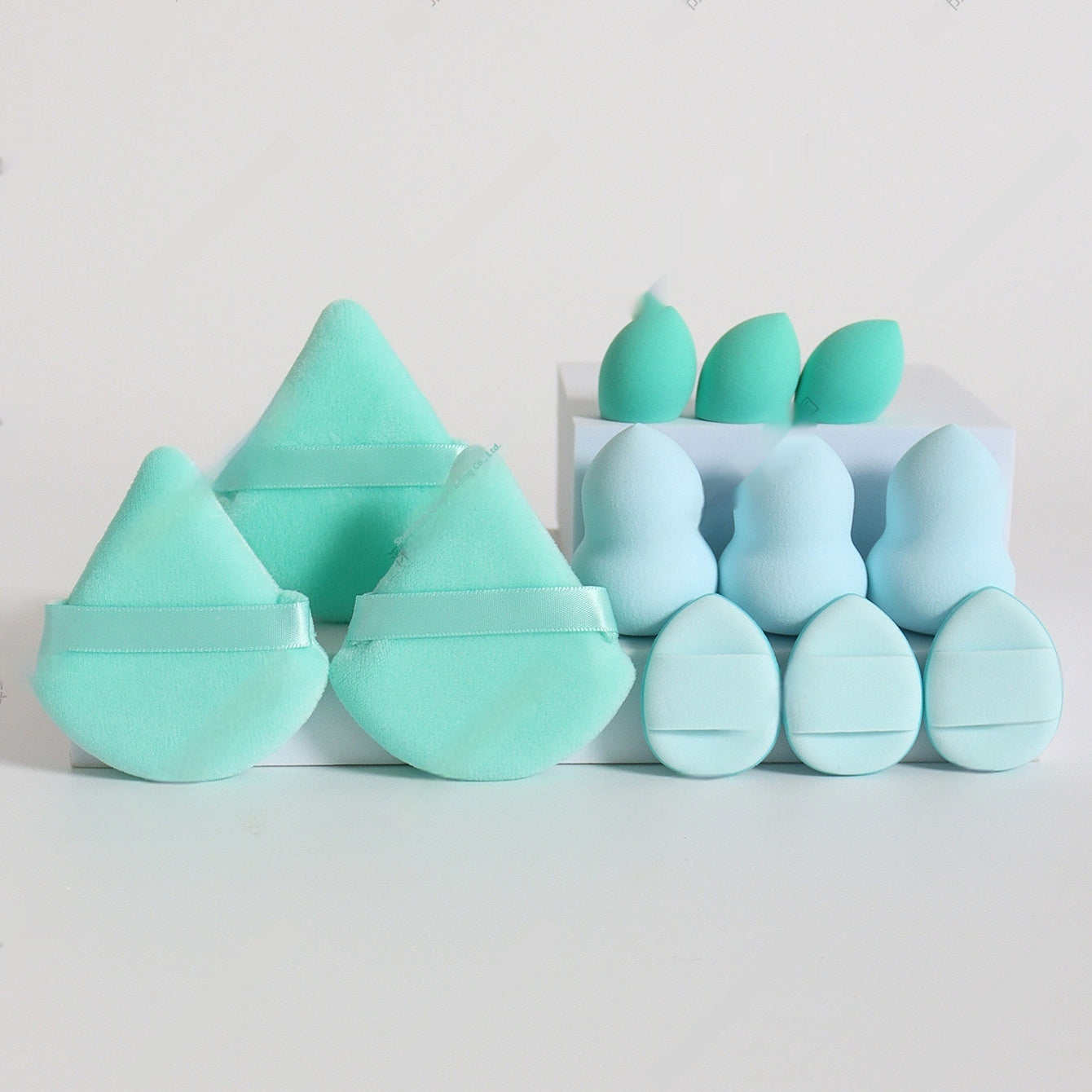 12-Piece Premium Makeup Sponge Set - Professional Beauty Blenders for Foundation & Powder