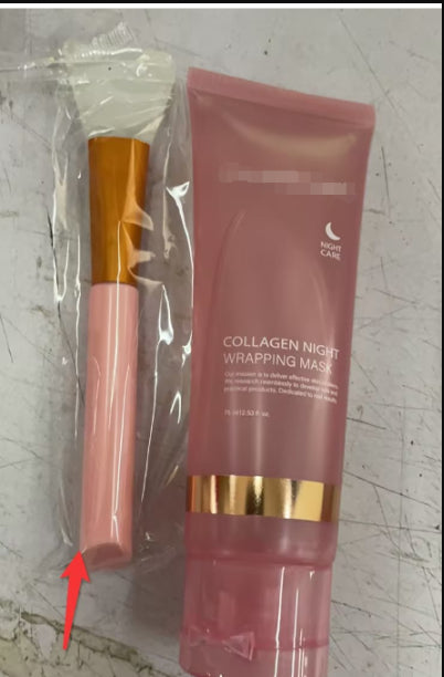 Luminous Collagen Peel-Off Mask - Deep Hydration & Anti-Wrinkle Night Mask with Applicator