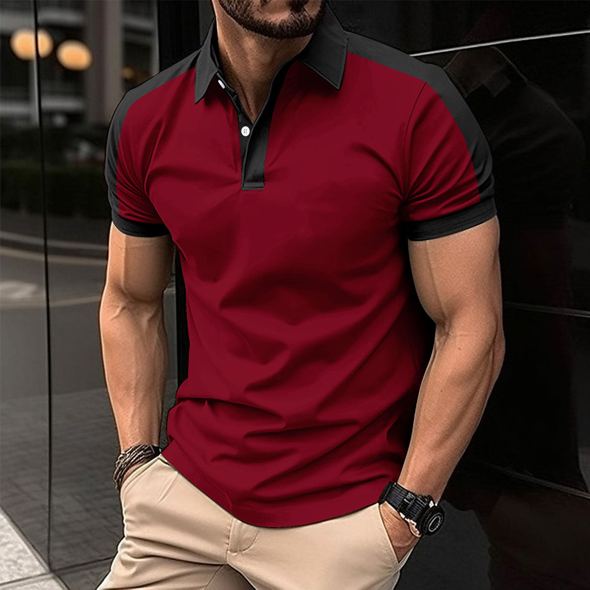 Trend Ritual™ Signature Summer Polo - Premium Cotton-Blend Business Casual Shirt