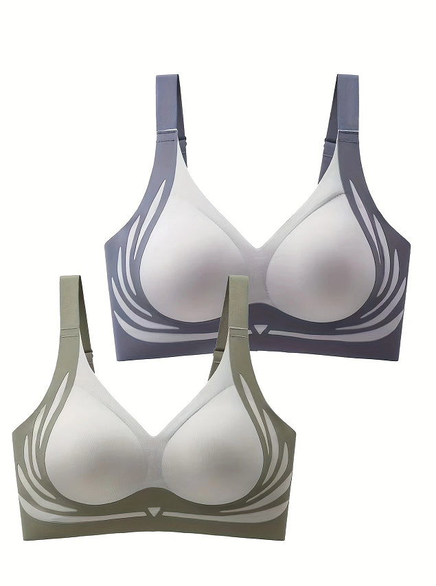 Pro-Lift Seamless Running Bra – Fixed Cup Wireless Support