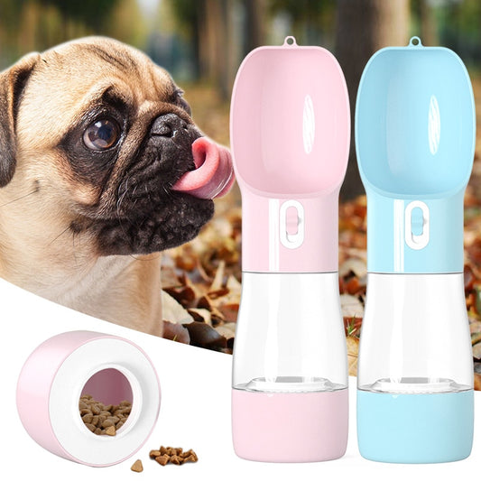 Trend Ritual™ Adventure Pet Bottle - Portable Water & Snack Dispenser for Dogs & Cats