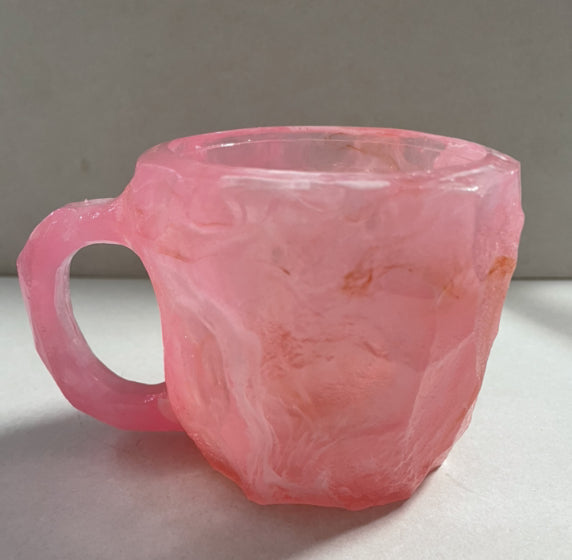 Trend Ritual™ Ethereal Geode Resin Mug - 400ml Handcrafted Mineral Crystal Cup