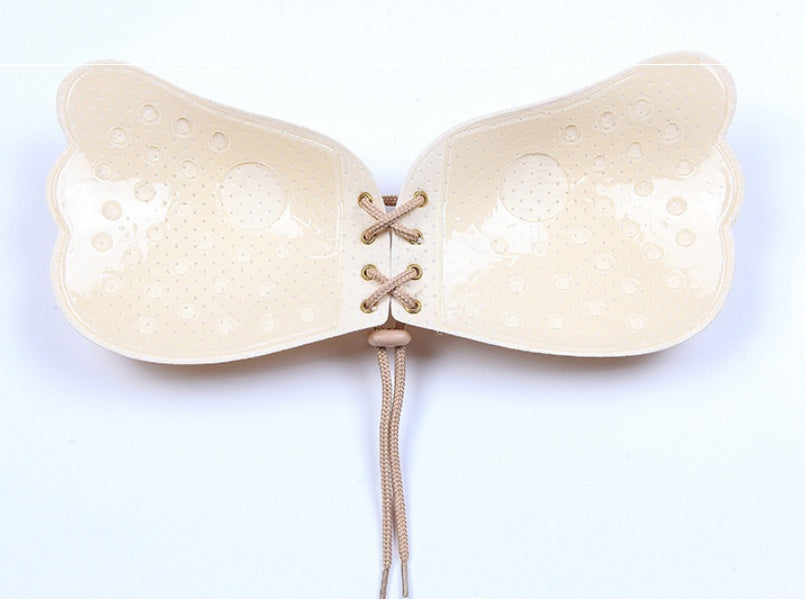 Lift & Lock Adhesive Bra – Invisible Winged Push-Up for Backless Dresses
