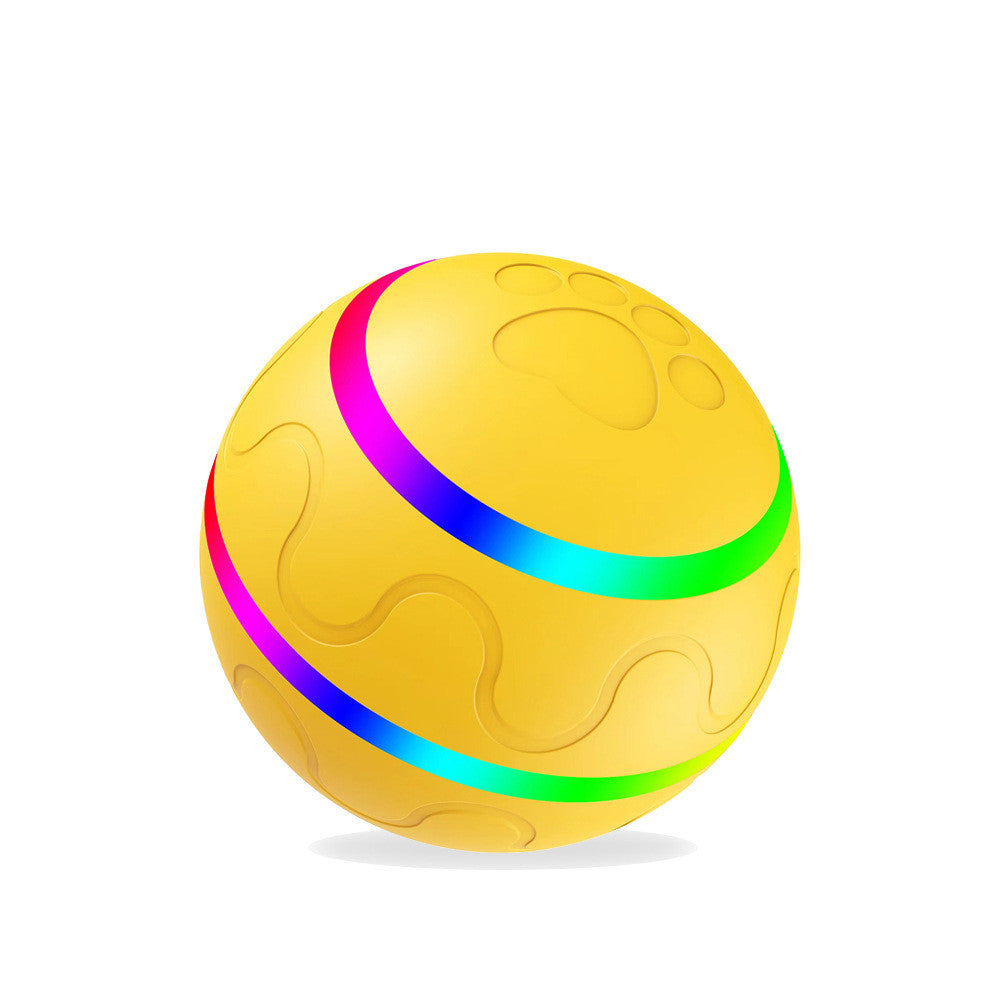 Intelligent Interactive Cat Ball Toy - USB Rechargeable 360° Rotating Robotic Pet Toy
