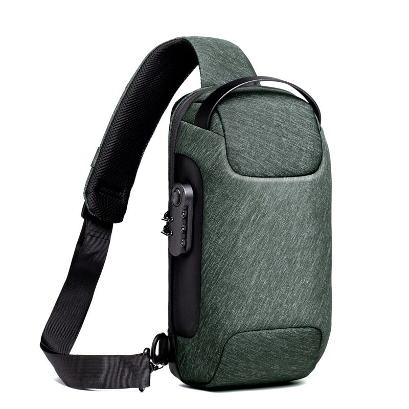 Trend Ritual™ Nomad Anti-Theft Sling Bag - Waterproof Crossbody with USB Charging