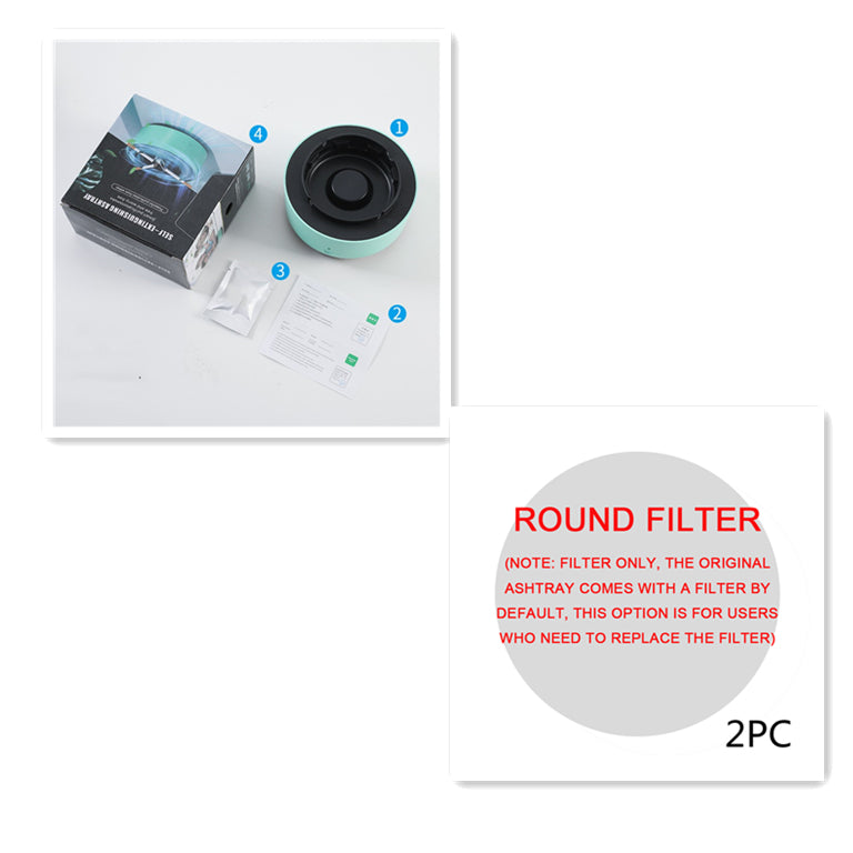 Trend Ritual™ 2-in-1 Ionic Air Purifier & Smokeless Ashtray - Odor Eliminator