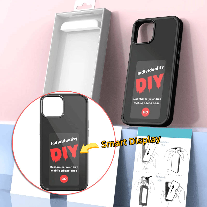 Infinite Display Phone Cover - Battery-Free E-Ink Personalized Screen Case