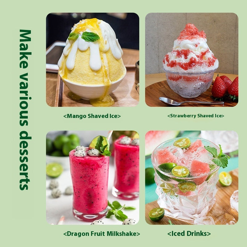 FrostyFlow™ Automatic Electric Ice Shaver – Dual-Speed Snow Cone & Smoothie Maker