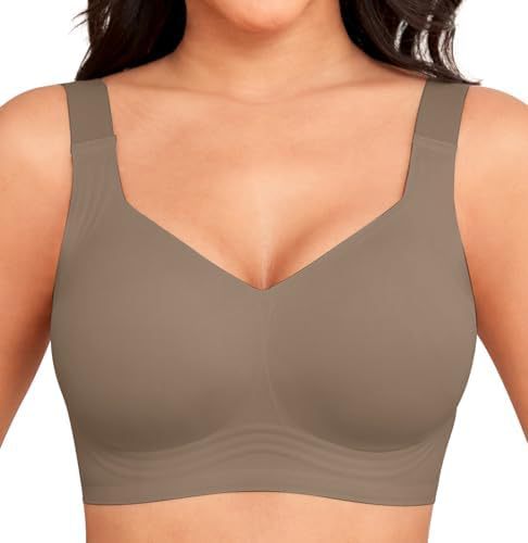 AuraSilk™ Full-Coverage Wireless Bra – Ultra-Comfort Everyday Ice Silk Bralette