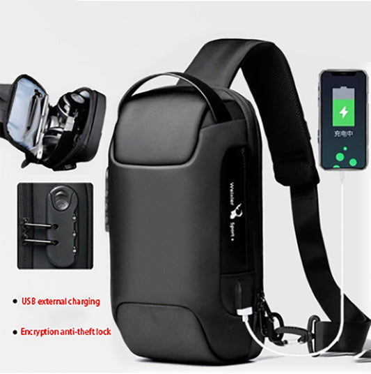 Trend Ritual™ Nomad Anti-Theft Sling Bag - Waterproof Crossbody with USB Charging