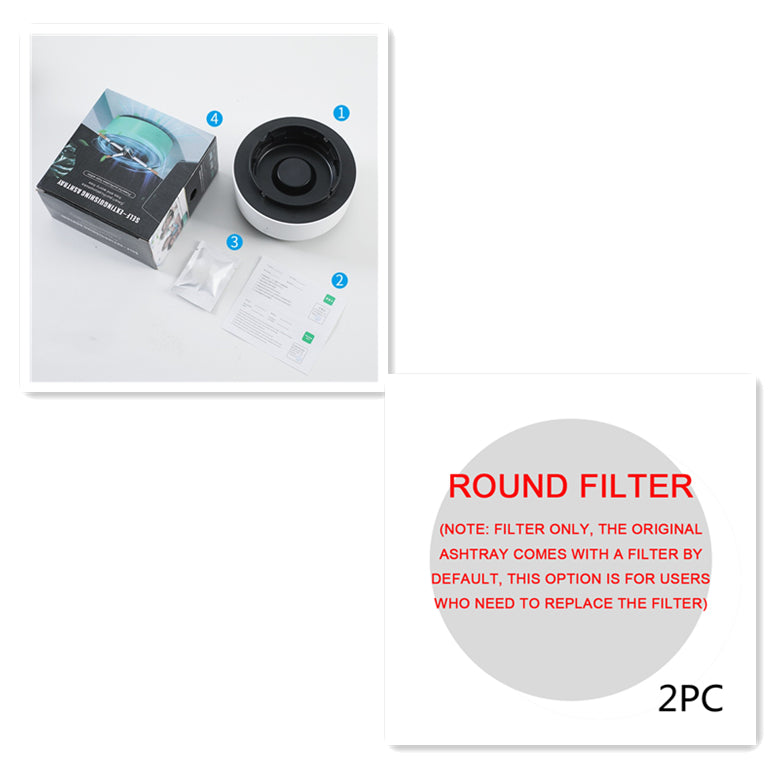 Trend Ritual™ 2-in-1 Ionic Air Purifier & Smokeless Ashtray - Odor Eliminator