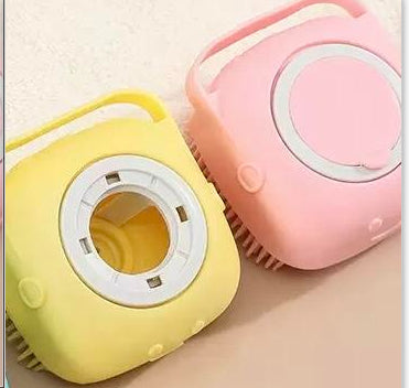 SudsyPaws™ 2-in-1 Silicone Massage & Shampoo-Dispensing Pet Brush