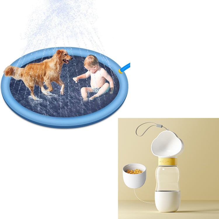 Ultimate Non-Slip Splash Pad – Outdoor Water Play Mat for Kids & Pets