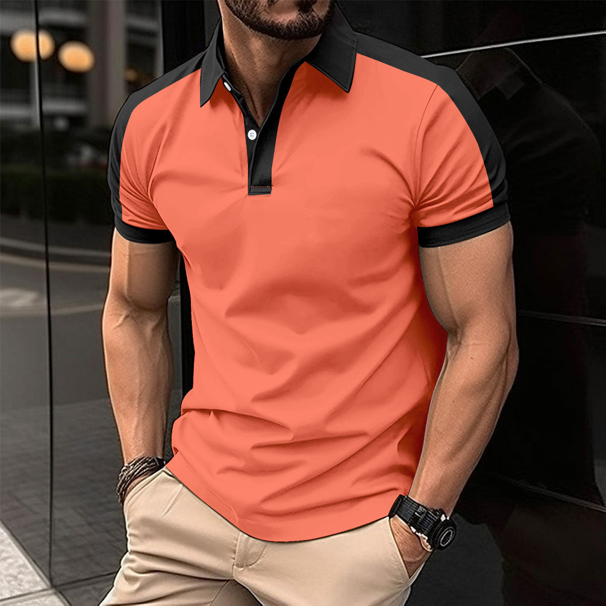 Trend Ritual™ Signature Summer Polo - Premium Cotton-Blend Business Casual Shirt