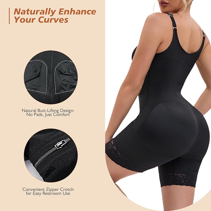 Signature Full-Body Colombian Faja – Advanced Post-Surgery & Postpartum Shaper