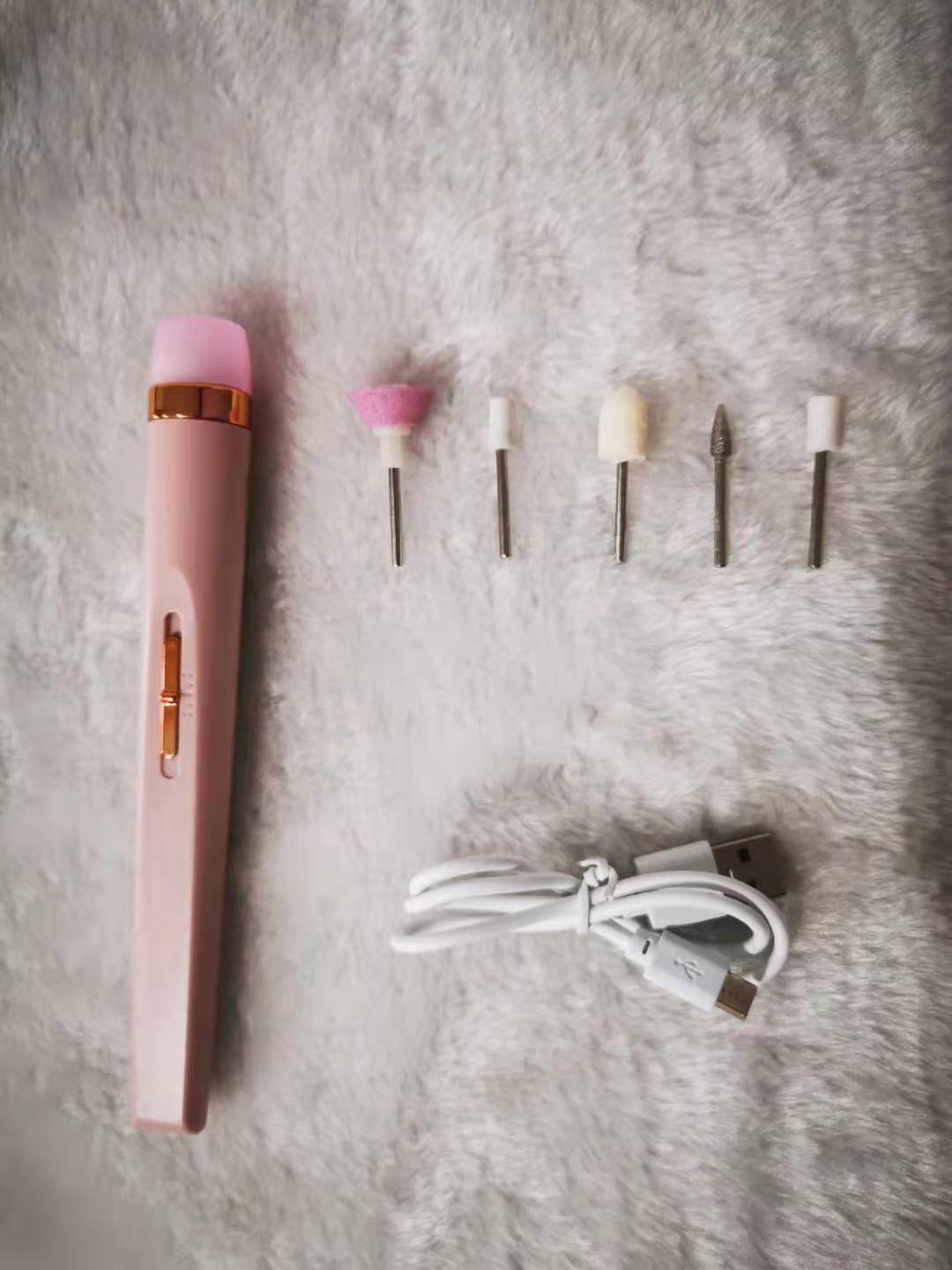 GlowPolish™ 5-in-1 Electric Nail Drill | Cordless LED Manicure Set