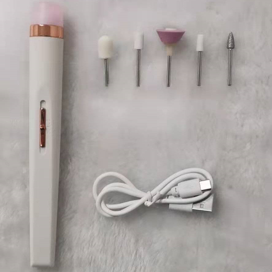 GlowPolish™ 5-in-1 Electric Nail Drill | Cordless LED Manicure Set