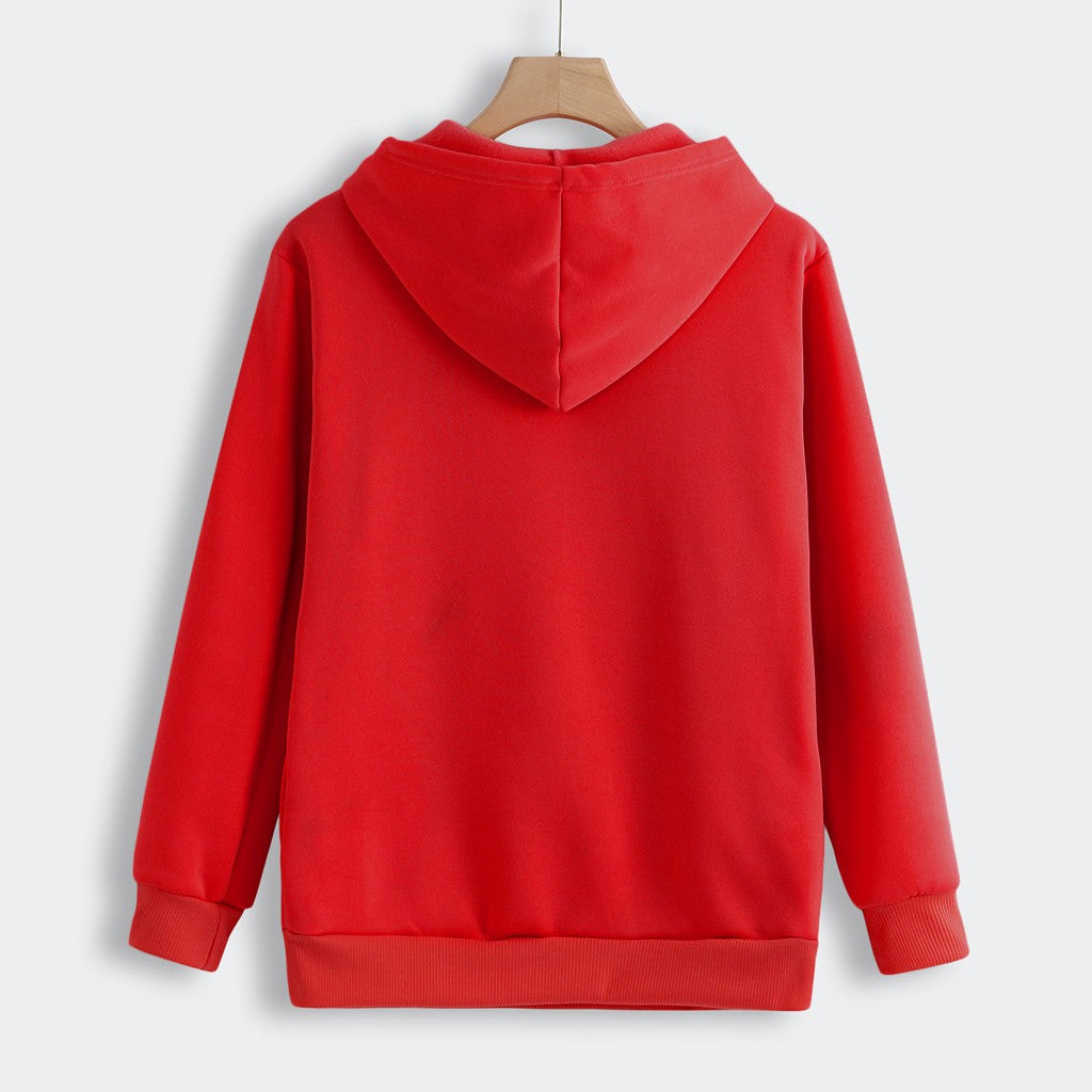 Cozy Cat Mom Hoodie with Pet Carrier Pocket