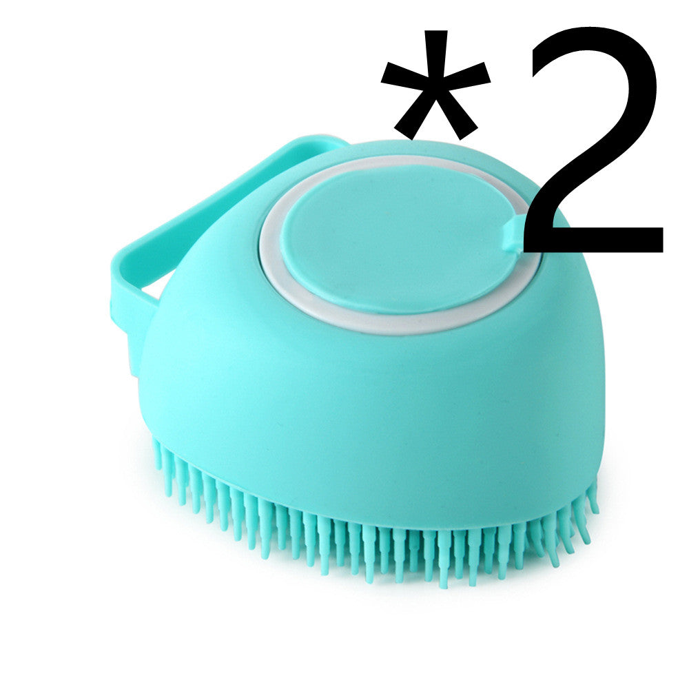 SudsyPaws™ 2-in-1 Silicone Massage & Shampoo-Dispensing Pet Brush