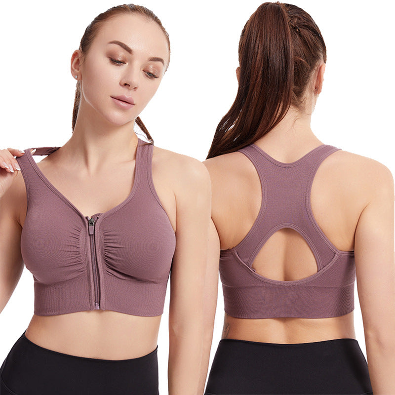 Ultimate Lift Shockproof Bra – Seamless Push-Up Support for Yoga & High-Intensity Training