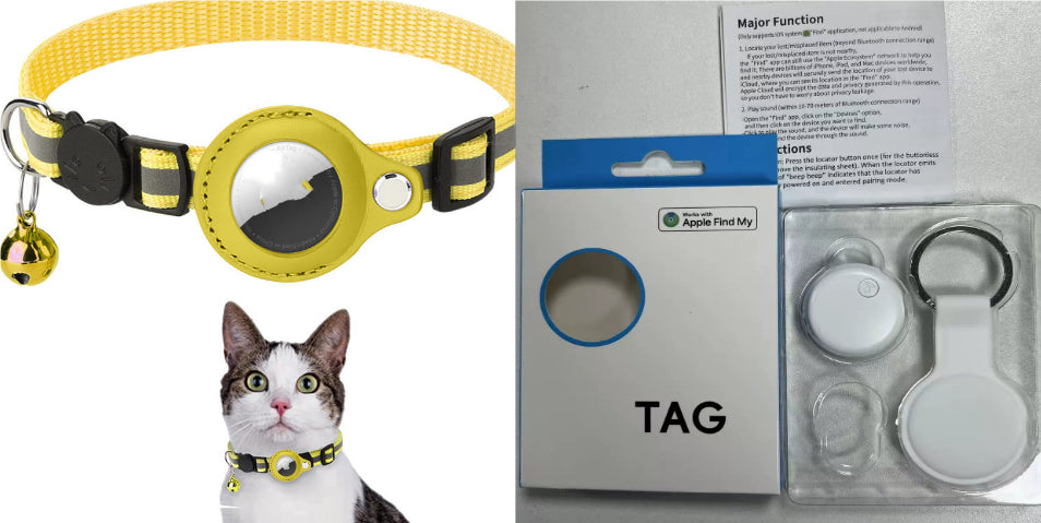 Trend Ritual™ Reflective AirTag Pet Collar - Waterproof GPS Tracking Case