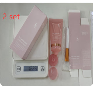 Luminous Collagen Peel-Off Mask - Deep Hydration & Anti-Wrinkle Night Mask with Applicator
