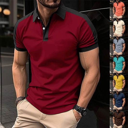 Trend Ritual™ Signature Summer Polo - Premium Cotton-Blend Business Casual Shirt