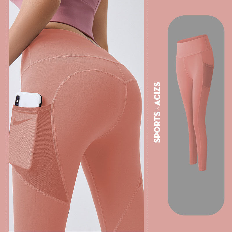 High-Waisted Tummy Control Yoga Pants with Pockets – Trend Ritual Essentials