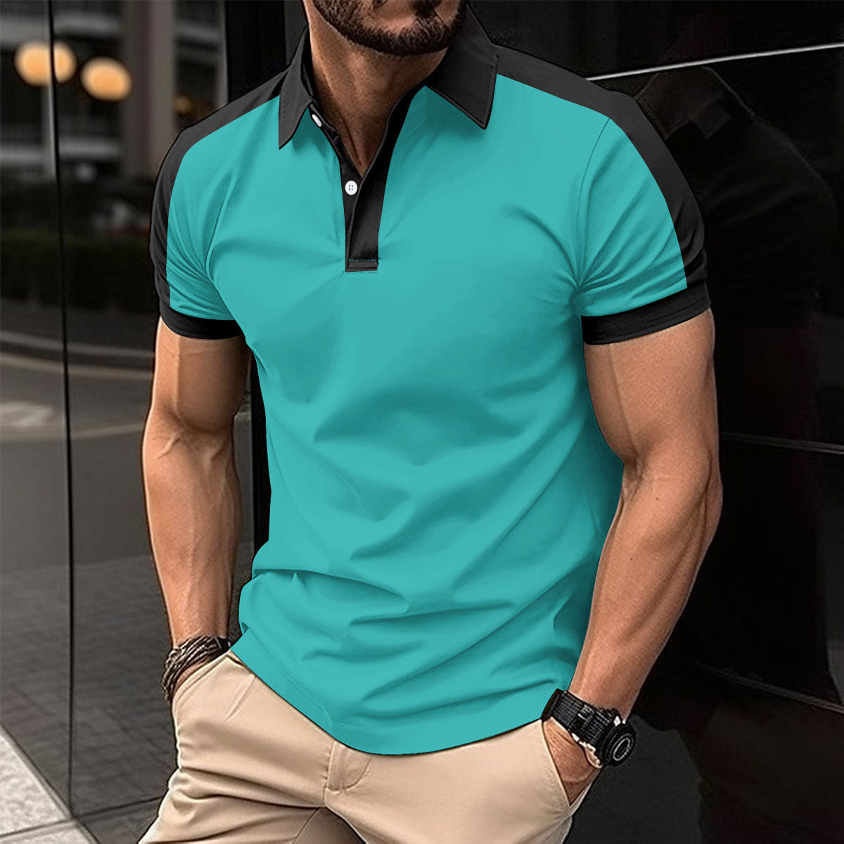 Trend Ritual™ Signature Summer Polo - Premium Cotton-Blend Business Casual Shirt