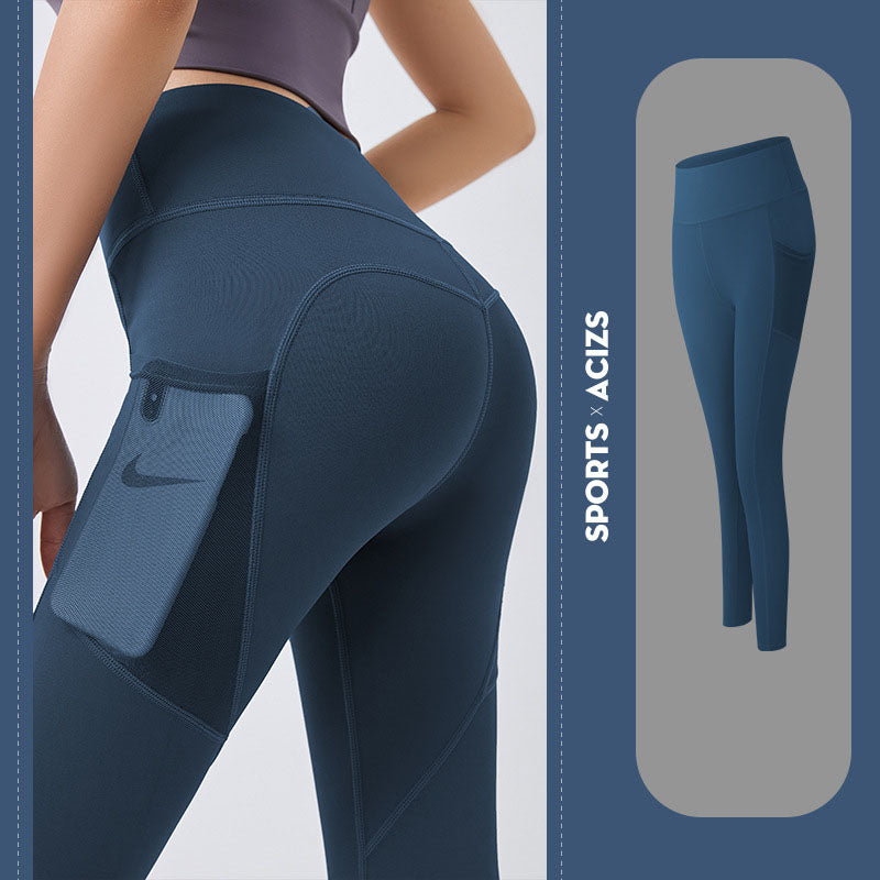 High-Waisted Tummy Control Yoga Pants with Pockets – Trend Ritual Essentials