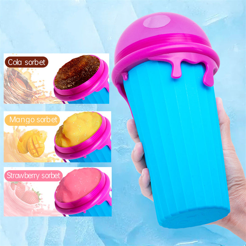 Trend Ritual™ Magic Slushy Maker Cup - 500ml Quick-Freeze Smoothie Squeeze Cup