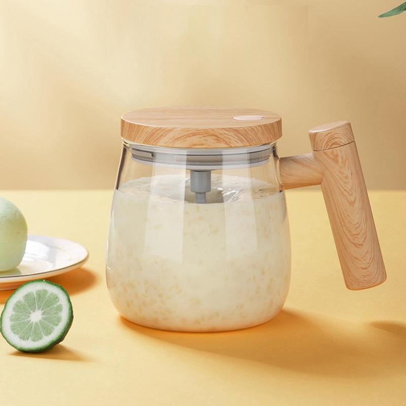 VortexGlass™ 400ml Self-Stirring Mug | High-Speed Electric Mixing Cup