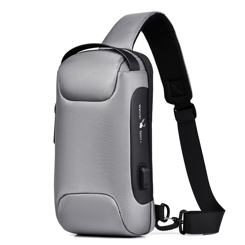 Trend Ritual™ Nomad Anti-Theft Sling Bag - Waterproof Crossbody with USB Charging