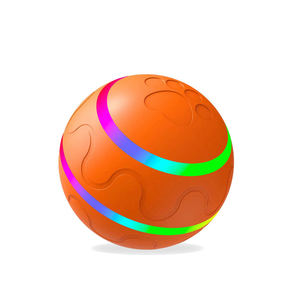 Intelligent Interactive Cat Ball Toy - USB Rechargeable 360° Rotating Robotic Pet Toy