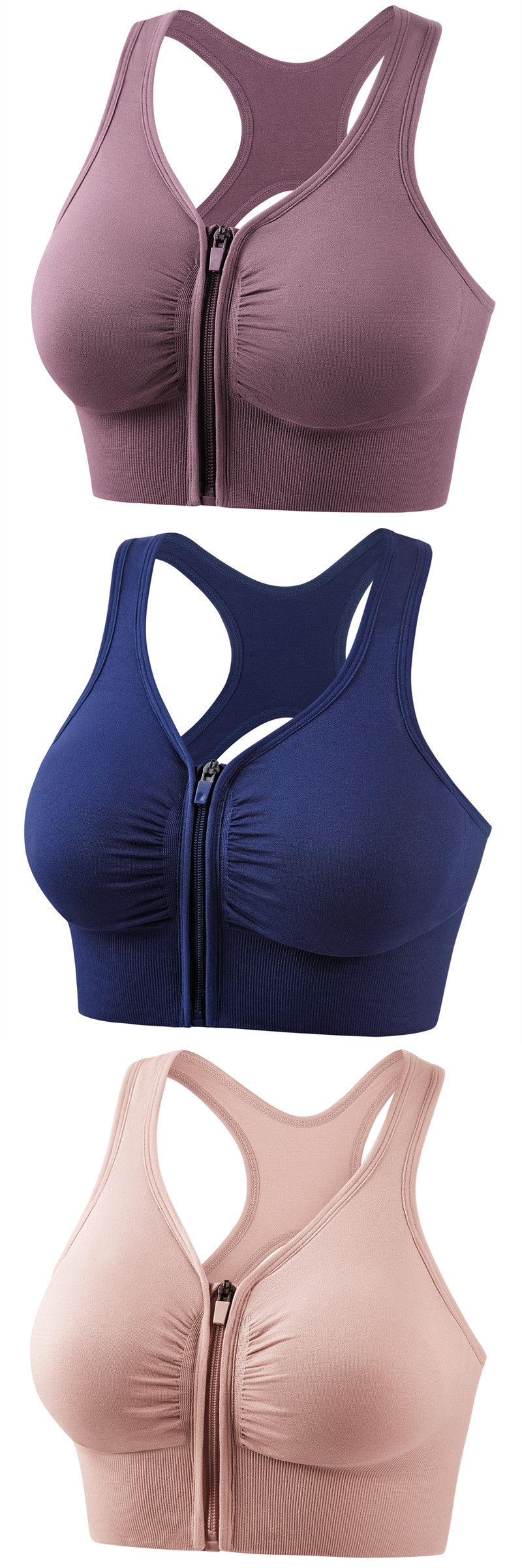 Ultimate Lift Shockproof Bra – Seamless Push-Up Support for Yoga & High-Intensity Training